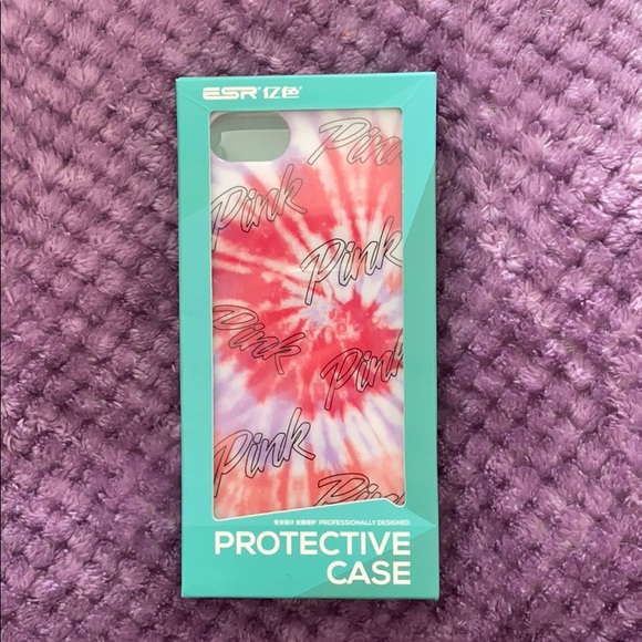 PINK tie dye iPhone 7/8 case - Picture 2 of 4